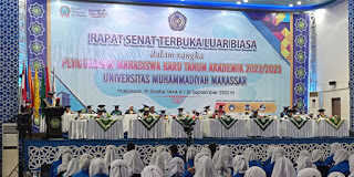 Unismuh Makassar Kukuhkan 4.051 Mahasiswa Baru