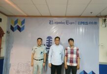 Podcast Jasa Raharja Sulsel dan BPJS Kesehatan di Graha Pena