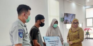 Jasa Raharja Mamuju Serahkan Santunan Meninggal Dunia pada Ahli Waris korban Lakalantas, 2 Atlet Sepak Takraw