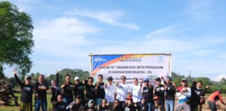 Jasa Raharja Sulsel Beri Bantuan 160 Tanaman Buah Untuk Penghijauan Kawasan Bendungan Bili-bili