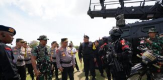 Gelar Pasukan dan peralatan, Kapolri dan Panglima TNI Ingin KTT G20 Berjalan Sukses