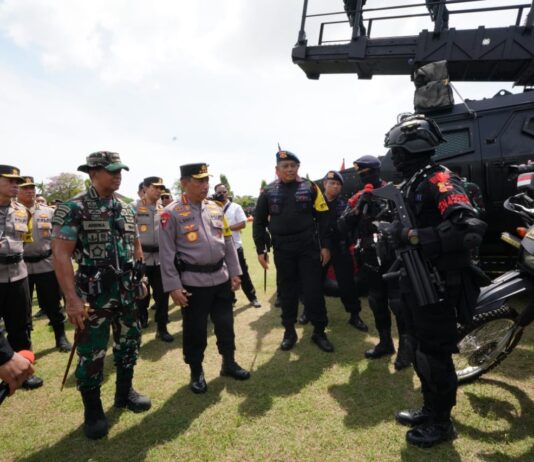 Gelar Pasukan dan peralatan, Kapolri dan Panglima TNI Ingin KTT G20 Berjalan Sukses