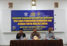Kepala Jasa Raharja Perwakilan Mamuju Jadi Pemateri Giat Workshop Penguatan Keterampilan Mengemudi, Ini Katanya!